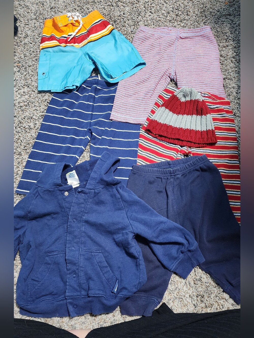 VTG 90s/Y2K Old Navy Baby Play Clothes Bundle - 100% Cotton Hoodie & Pants 7pc